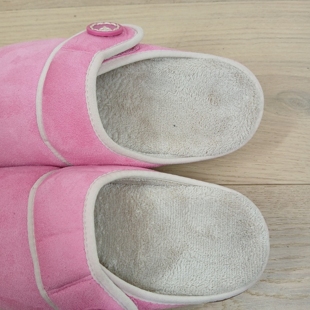 Vionic Slippers Womens 6 Pink Laura Orthotic Comfort Mule House Shoes - Picture 9 of 12